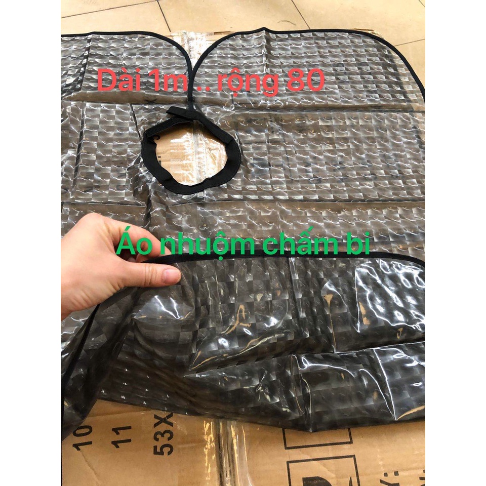 Áo choàng da cắt uốn nhuộm tóc