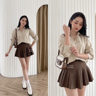 Áo sơ mi vạt đuôi tôm basic - Classic Roomm