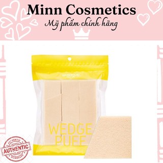 Mút tán kem nền skinfood wedge puff sponge jumbo size 12 miếng