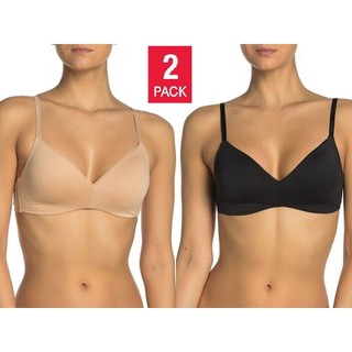 SET 2 ÁO NGỰC Calvin Klein Women's 2-Pack Microfiber Lightly Lined Wire Free