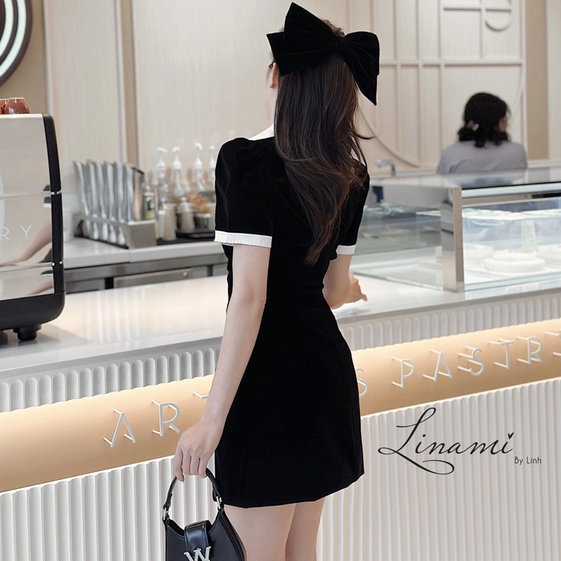 Váy nhung cổ sơ mi trắng - 𝐕𝐘.𝐂𝐋𝐎𝐓𝐇𝐄𝐒 𝐂𝐇𝐔𝐘𝐄̂𝐍 𝐇𝐀̀𝐍𝐆 𝐐𝐔𝐀̉𝐍𝐆 𝐂𝐇𝐀̂𝐔 𝐂𝐇𝐈́𝐍𝐇 𝐇𝐈𝐄̣̂𝐔