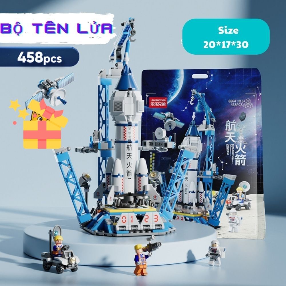 Lego Tên Lửa LêAnh Shop Mô hình tàu vũ trụ cõ lớn 1099pcs đồ chơi lắp ráp chất lượng cao cấp mô hình mới nhất 2023