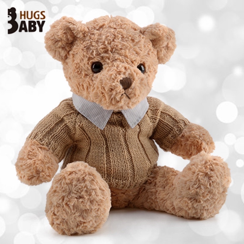 GẤU BÔNG TEDDY MẶC ÁO LEN LÔNG MỀM CỰC XINH XẮN