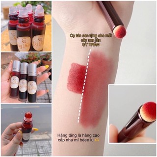 SON TINT BI LĂN GY TRẦN, SON LÌ, MƯỚT MÔI CHÍNH HÃNG TẶNG KÈM CỌ MÔI