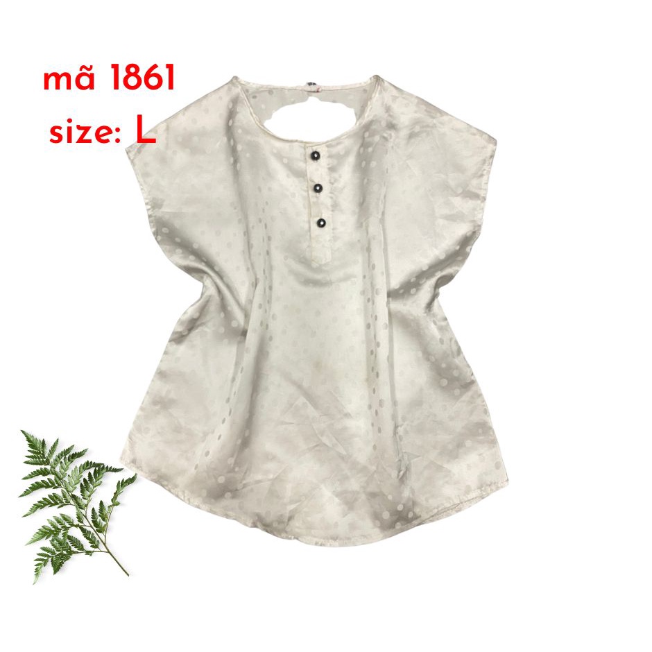 Áo sơ mi áo kiểu thời trang nữ size L mã 1861