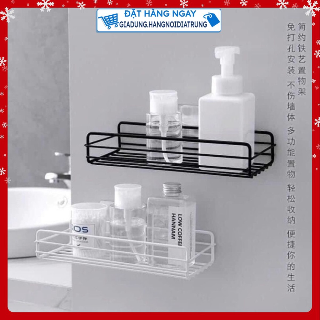 Kệ Sắt Dán Tường Chữ Nhật Siêu Chắc Chắn