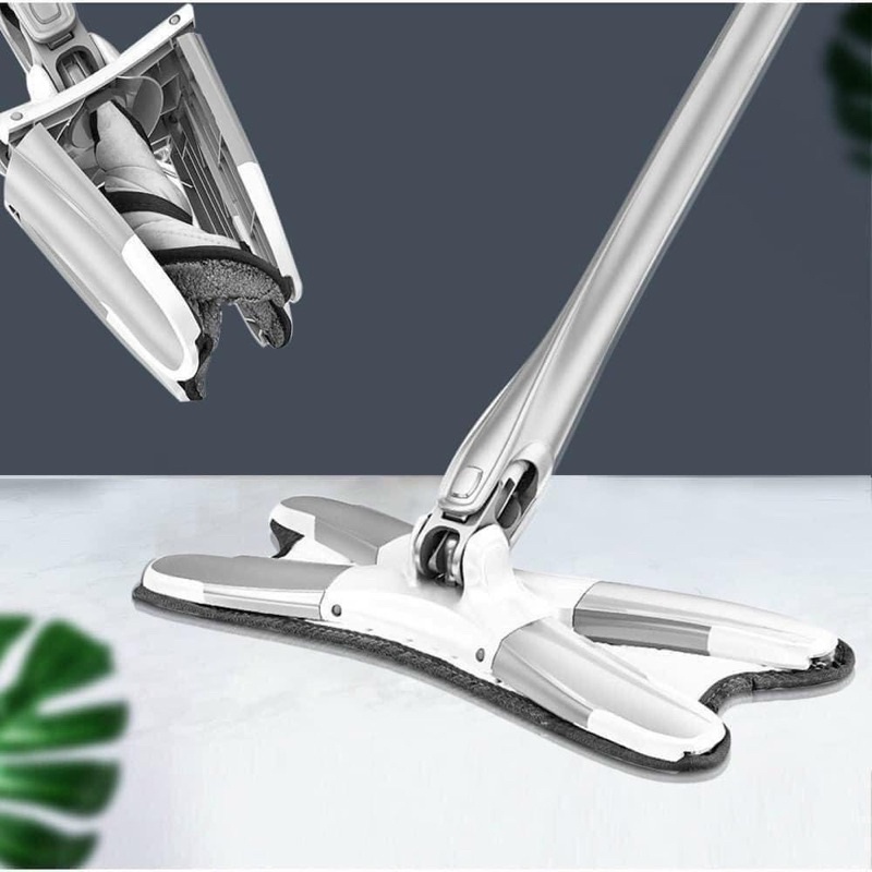 Cây lau nhà chữ X gấp gọn tự vắt
