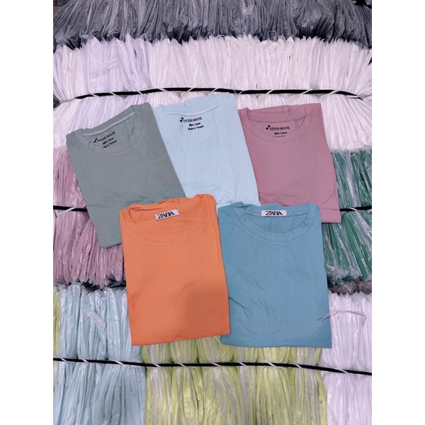 ÁO THUN GIẤY CỔ TRÒN