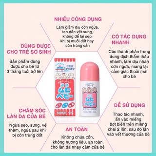 Lăn bôi vết muỗi cắn Muhi