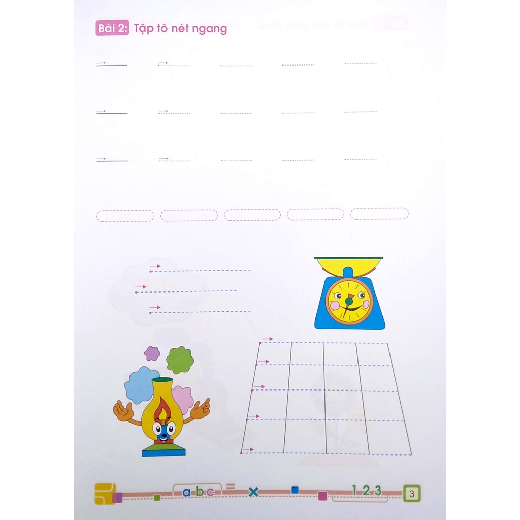 Sách_Tủ Sách Cho Bé Vào Lớp 1 - Bé Tập Tô Nét Cơ Bản - Dành Cho Bé 4-5 Tuổi