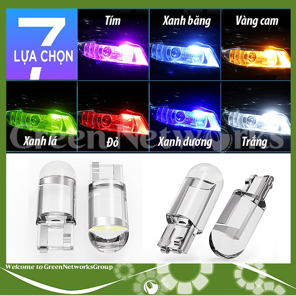 Đèn led T10 cho xe future,sirius, wave xinhan demi đồng hồ