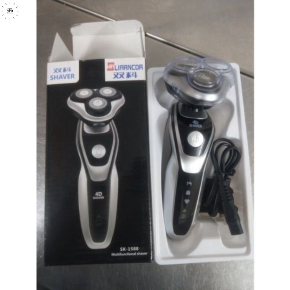 Máy cạo râu SK1588 3 in 1 thông minh, chống nước cao cấp . HD
