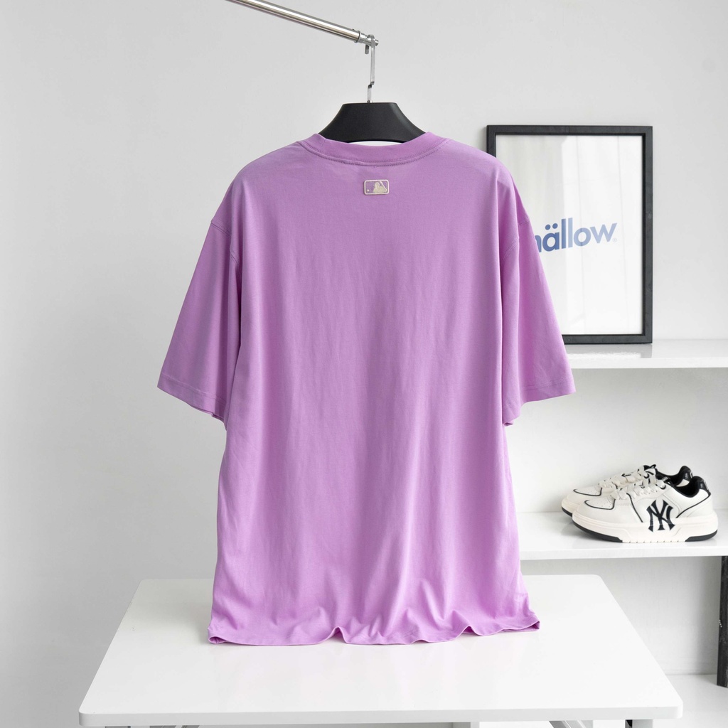 Áo phông M/L/B logo nhỏ basic 4 màu phong cách Hàn Quốc