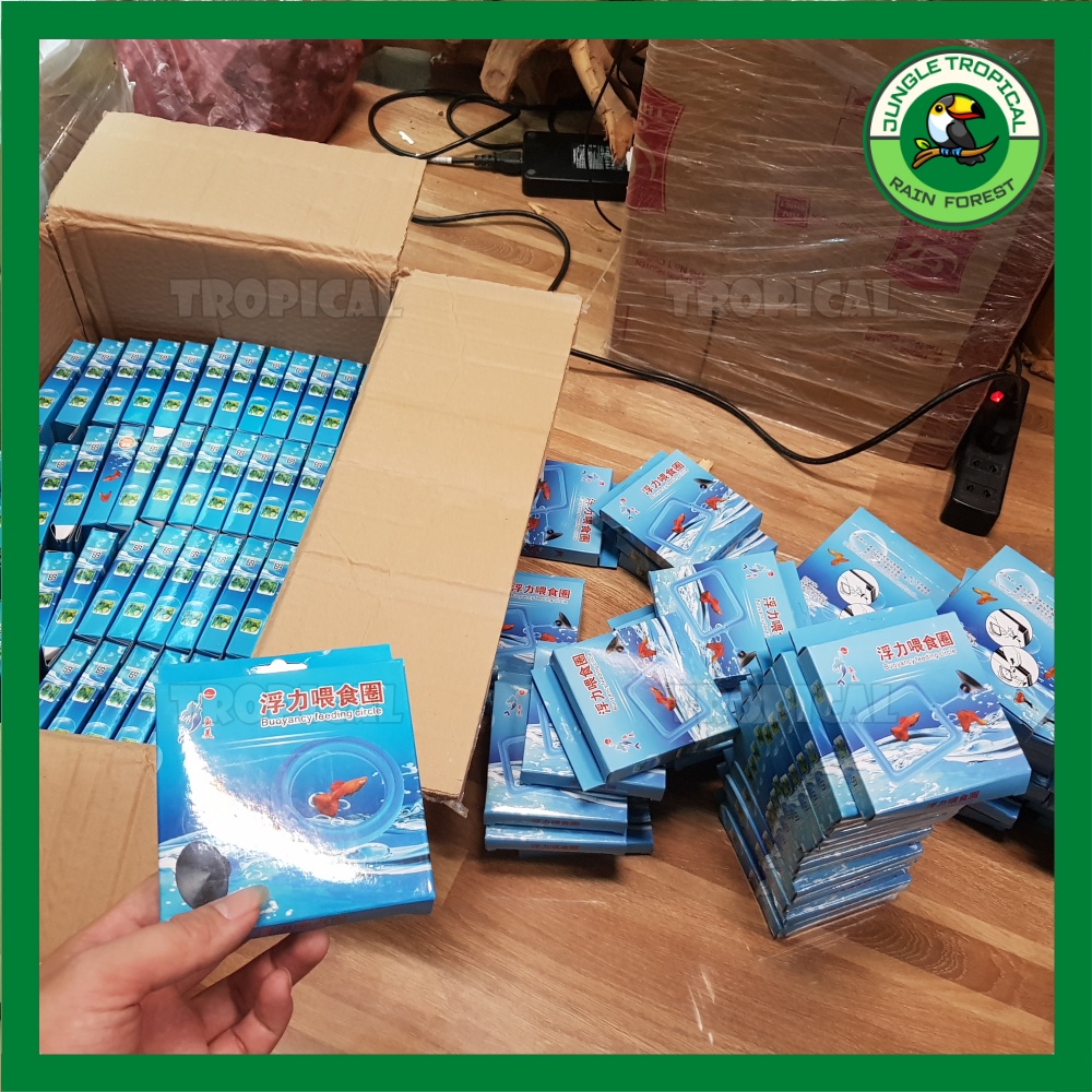 Vòng cho cá ăn - giữ thức ăn không bị phân tán - Loại mỏng/dày - hình tròn/vuông