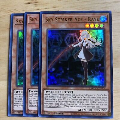 Thẻ bài YUGIOH - Sky Striker Ace - Raye - MAMA-EN004 - Ultra Rare 1st Edition - Effect Monster