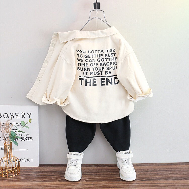 Áo sơ mi hai lớp cho bé mặc tết, áo dài tay cổ bẻ 2 lớp mùa đông cho bé 6 đến 28kg BAOBAO KIDS