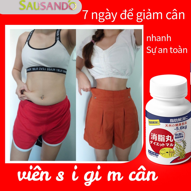 Viên uống chống cellulite nhập khẩu từ Nhật Bản, giảm cân nhanh trong 7 ngày，đào thải độc tố gan, cân bằng nội tiết tố