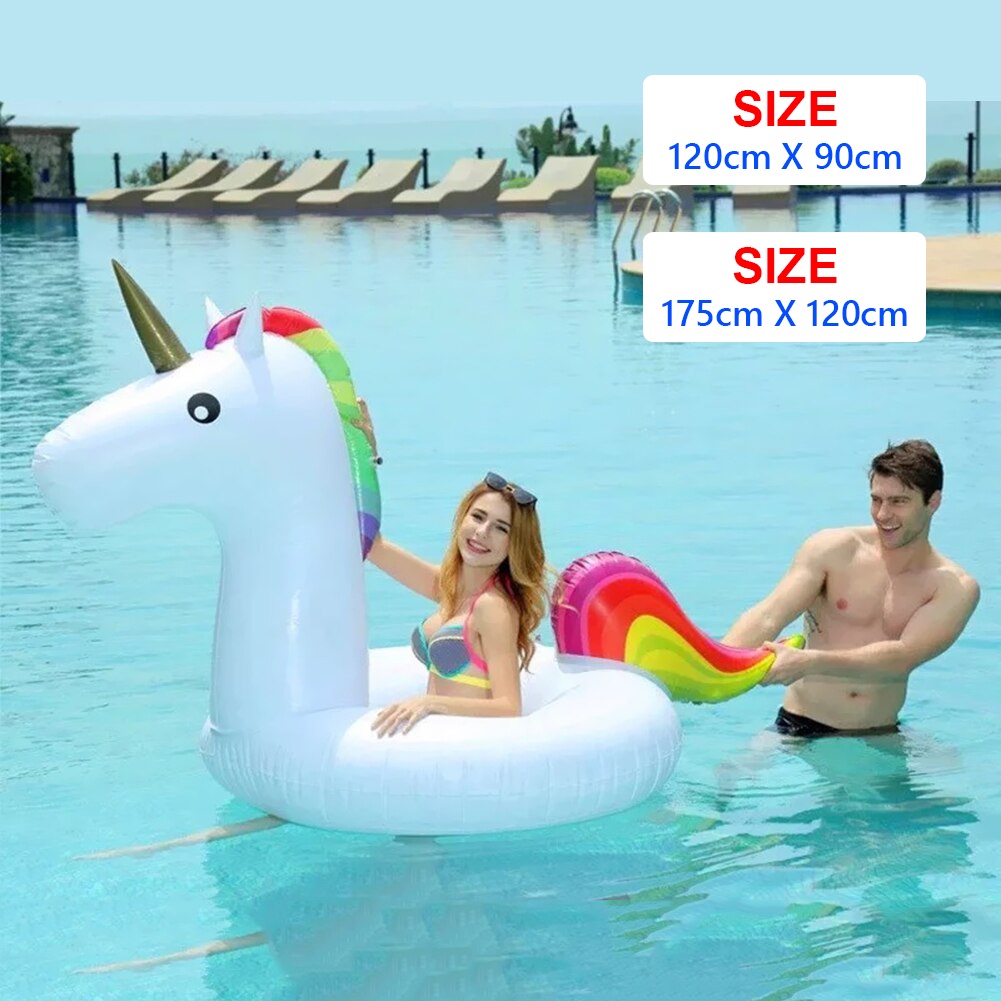Phao bơi hình Ngựa Pony Cao Cấp chất liệu nhựa PVC an toàn, Phao bơi hình thú đi biển cho gia đình - LICLAC