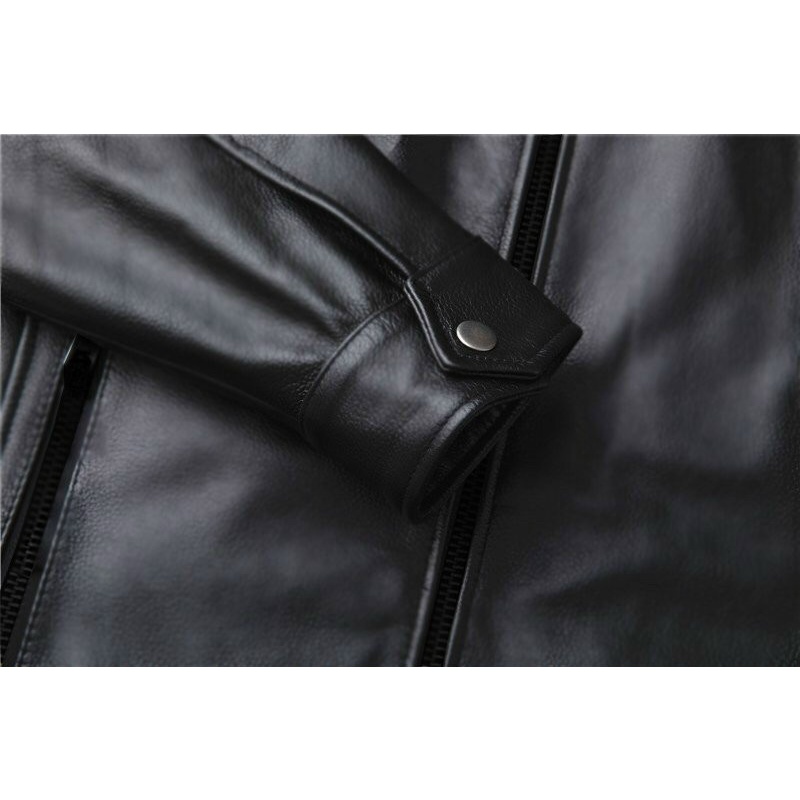 Áo khoác nam jacket đen, áo da nam PU nhập khẩu cao cấp