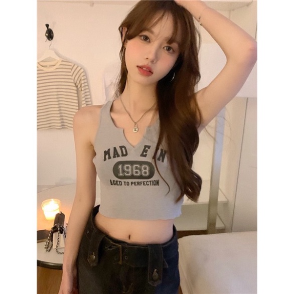 Áo 3 lỗ nữ style - Bra Nữ 2 Dây Bản To Dáng Lửng Có Đệm Ngực Trend Mới nội y xanh - chất mát