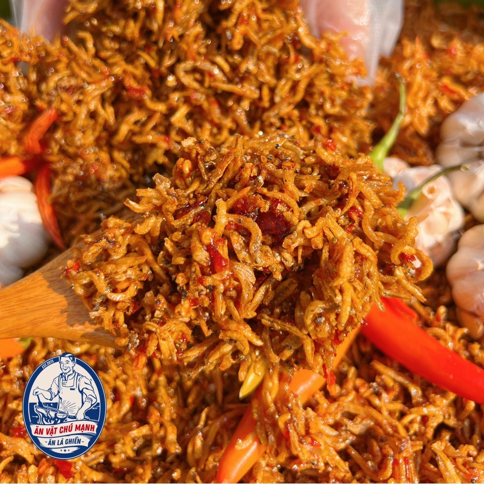 Cá Cơm Sữa Rim Giòn