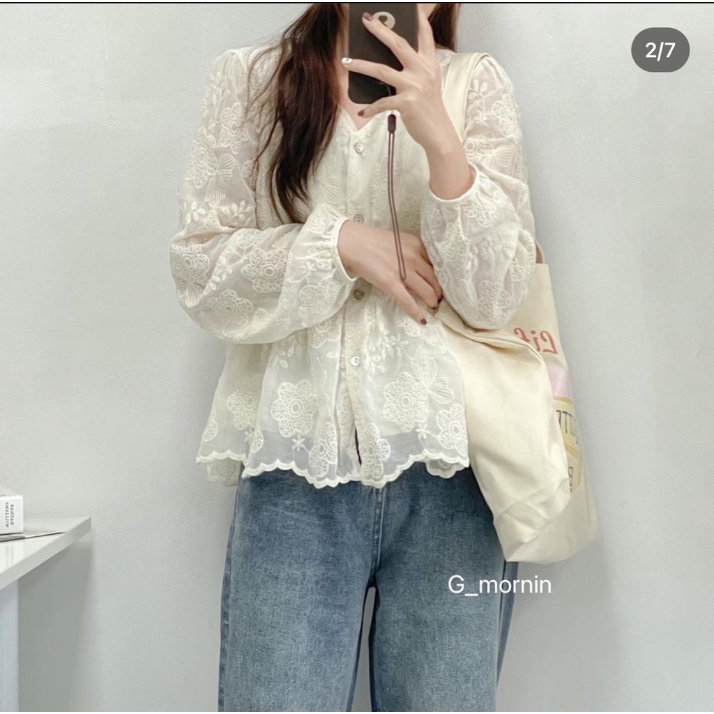 Áo babydoll ren 2 lớp - Retrostyle - Aobbd3300