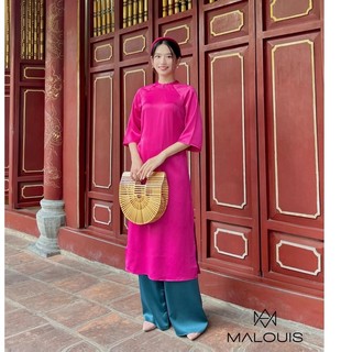 Áo Dài Cách Tân Hồng Sen, Áo Dài Cách Tân Dáng Xuông Mới Nhất