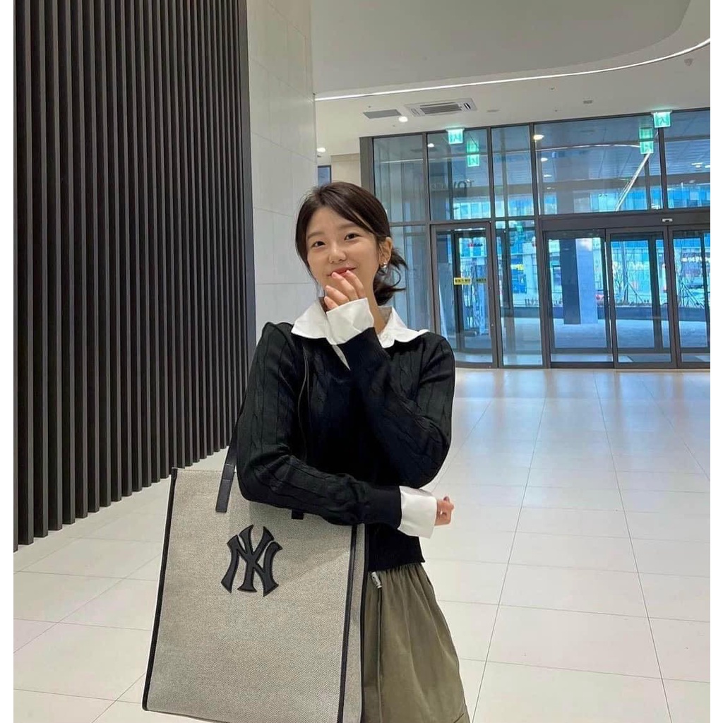 TÚI TOTE MLB CANVAS NY / B 2023