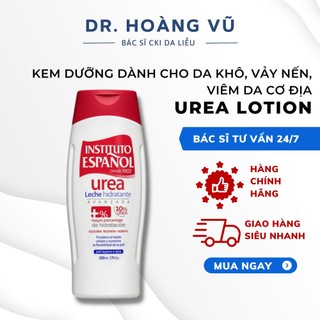 Kem dưỡng dành cho da khô, vảy nến - Urea Lotion Instituto Espanol  500ml- Dr. Hoàng Vũ