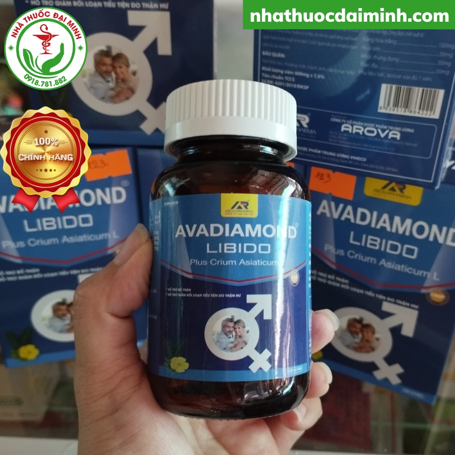 Viên Tiểu Đêm AvaDiamond Libido Lọ 30 Viên