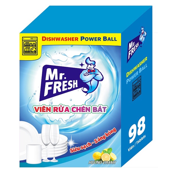 Viên rửa chén bát chuyên dụng cho máy rửa bát Mr.Fresh Hando