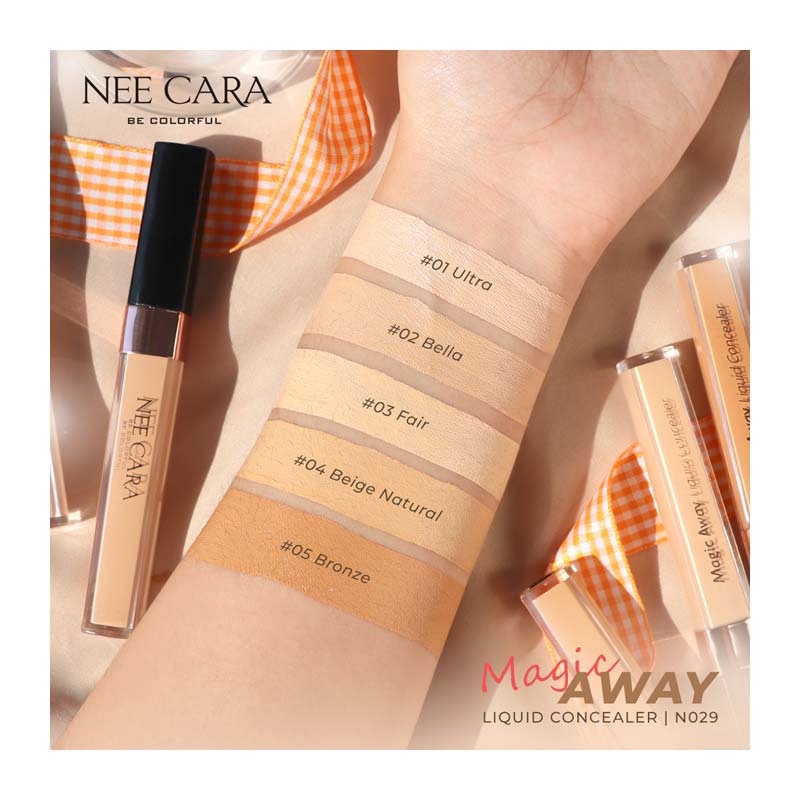 Kem Che Khuyết Điểm Nee Cara Dạng Lỏng Che Phủ Tốt Magic Away Liquid Concealer N029