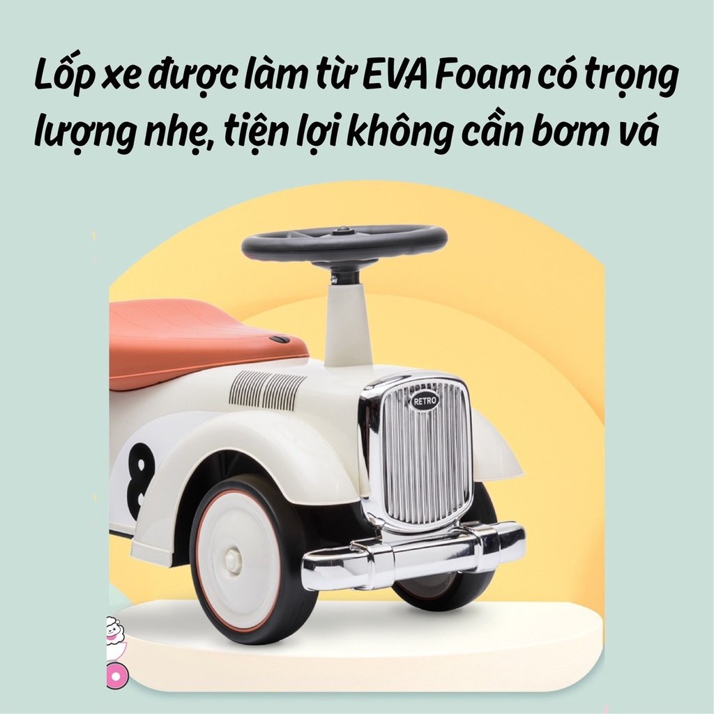 Xe Lắc, Xe Chòi Chân Hình Oto Có Phát Nhạc Cao cấp