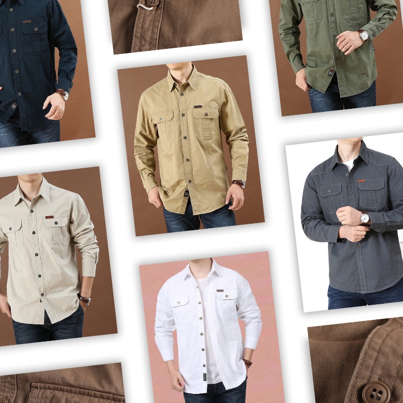 Áo Sơ Mi trơn basic chất kaki cao cấp, nam nữ mặc cực đẹp, form rộng, thời trang 4 mùa đơn giản, đi học đi chơi MVP05.