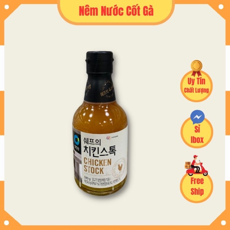 Nêm nước cốt gà Hàn Quốc chai 340g