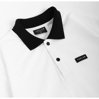 Áo Polo Teelab Trắng Bassic