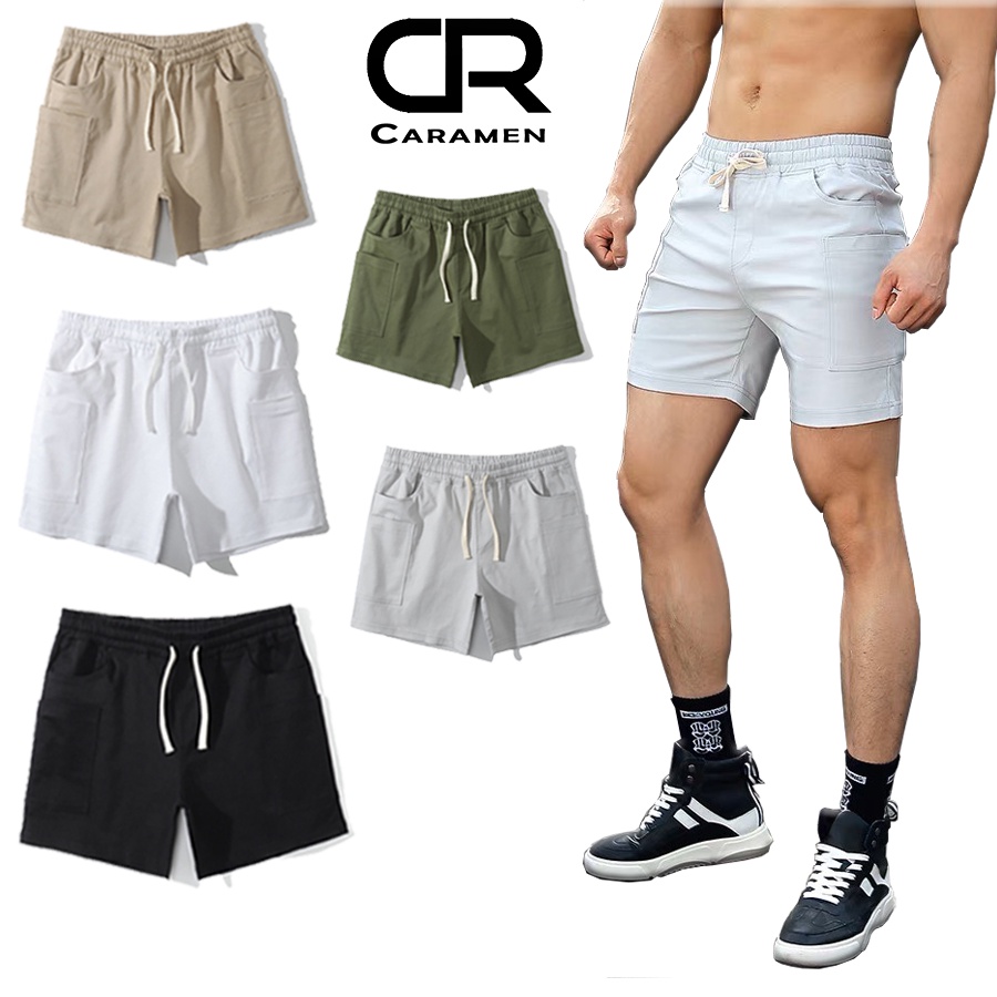 Quần short nam CARAMEN chất liệu Kaki cao cấp, dày dặn, co giãn,trẻ trung,chuẩn form
