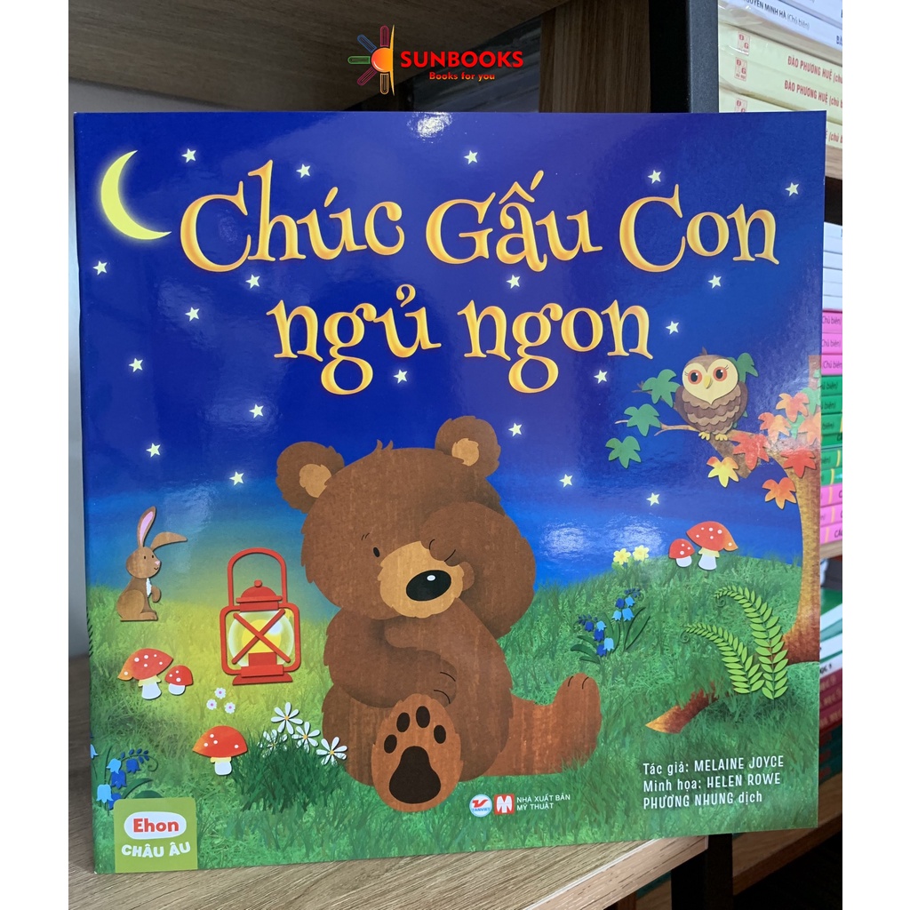 Sách - Ehon Châu Âu - Chúc Gấu Con Ngủ Ngon