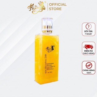 Sữa tắm trắng da 24k Fairy 250ml mềm mịn da thơm tặng bông tắm