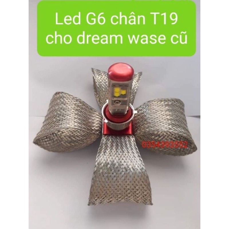 Đèn pha led g6 chân h4-t19 sáng chói
