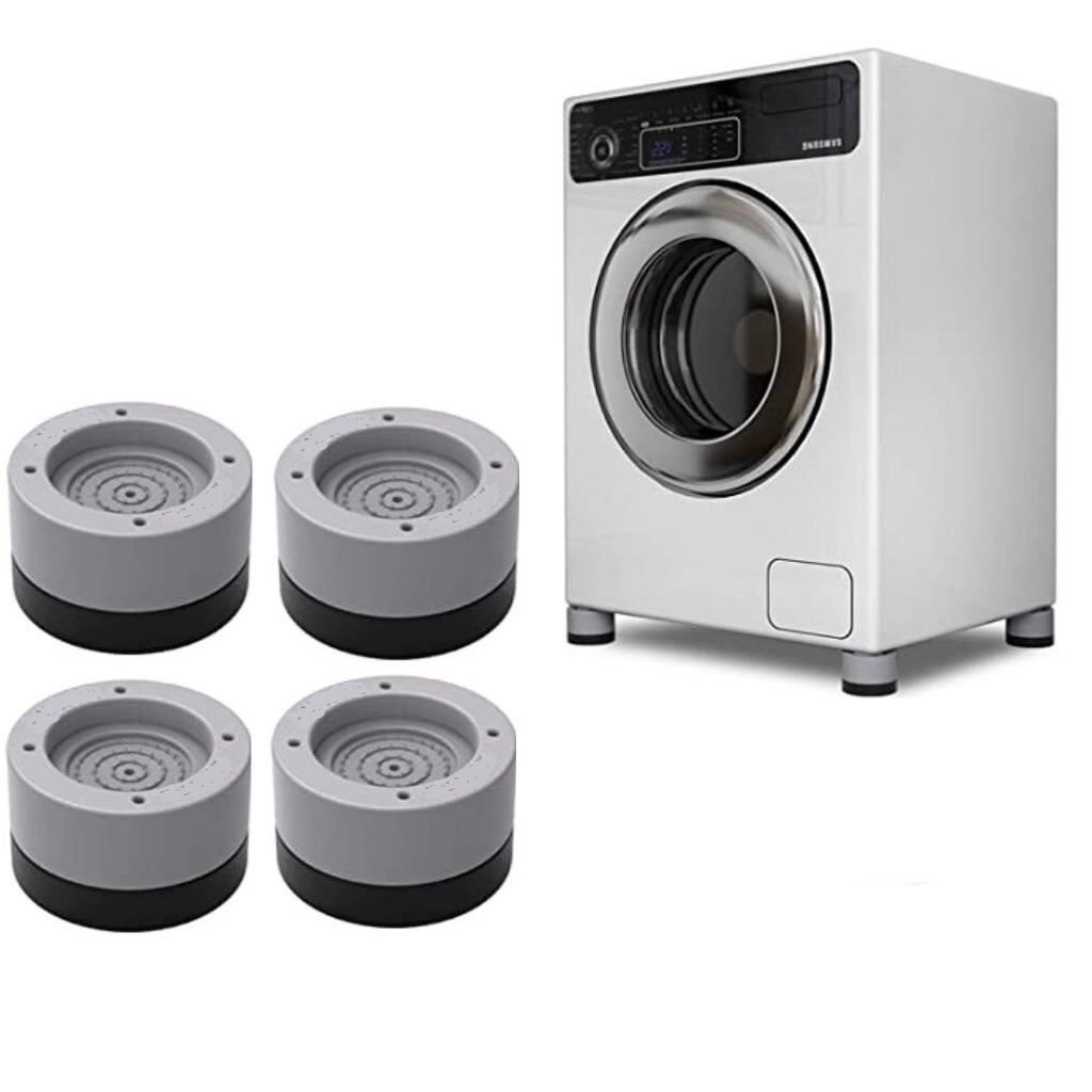 Bộ 4 chân kê máy giặt tủ lạnh đế cao su chống rung chống ồn Mã MG1