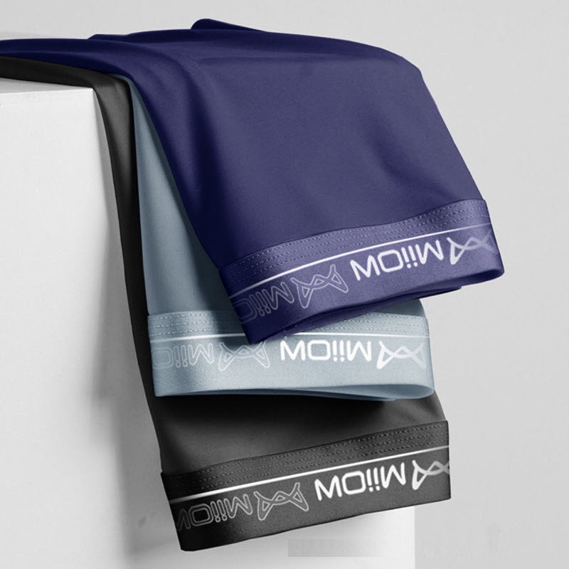 Quần lót boxer nam cao cấp thun lạnh logo MiiOw 8209