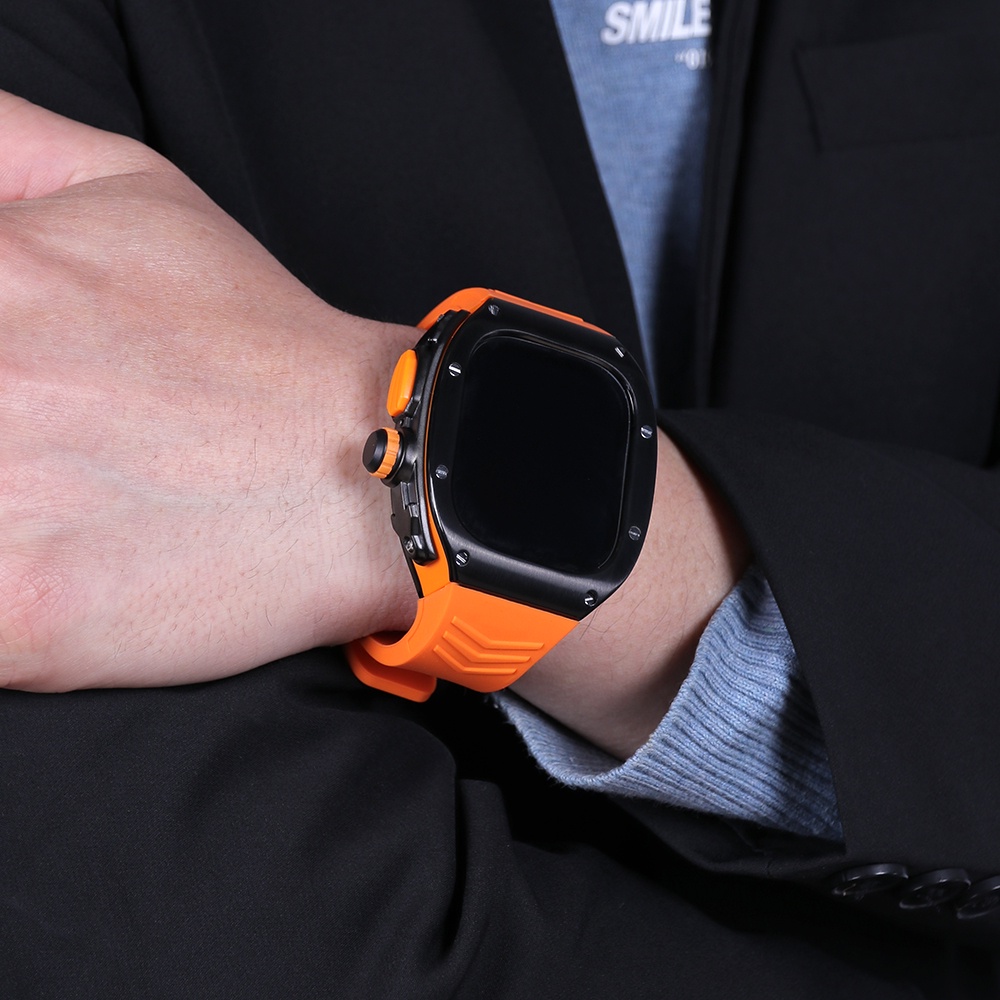 Dây Đồng Hồ Thông Minh Bằng Thép Không Gỉ 49mm Dành Cho Apple Watch ultra 49mm Mod