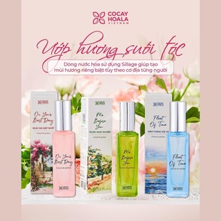 Nước Hoa Thiên Nhiên Cho Tóc Và Cơ Thể - Không Gây Bết Tóc Lưu Hương Lâu 5-7h Cocayhoala - 20ml