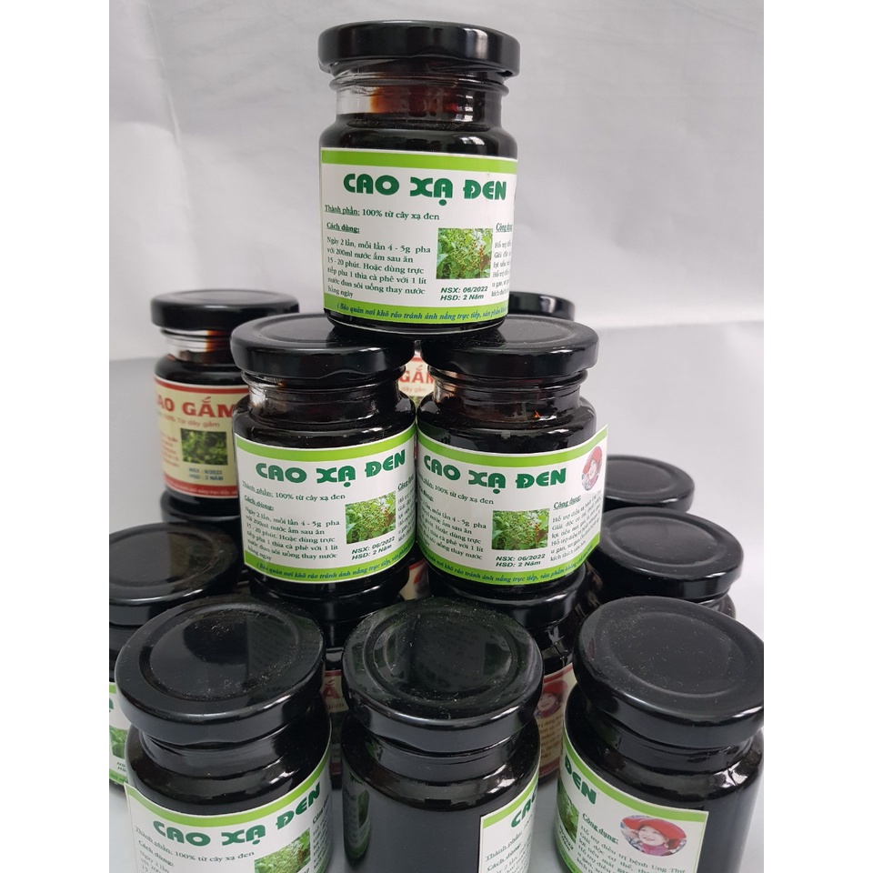 Cao xạ đen , cao lá xạ đen hòa bình, men gan cao, gan nhiễm mỡ, mỡ máu, hàng mới thơm nức mũi