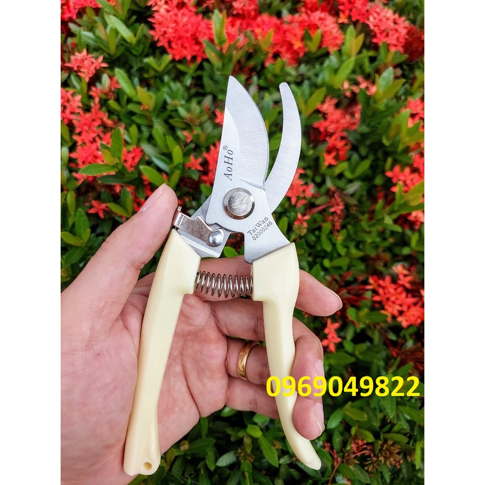 Kéo Cắt Tỉa Cây Cảnh AOHO Chất Liệu Thép Không Rỉ Siêu Sắc Bén ( mã 00 )