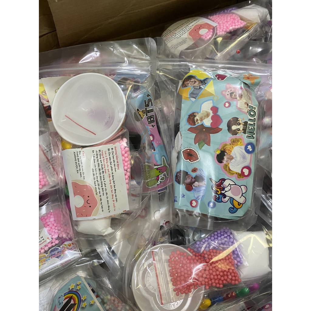 BỘ KIT LÀM SLIME 🌈🎀