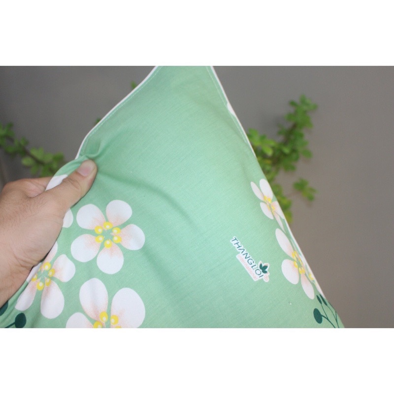 Drap cotton Thắng Lợi, ga trãi giường cao cấp chuẩn logo mẫu HOA CỐM