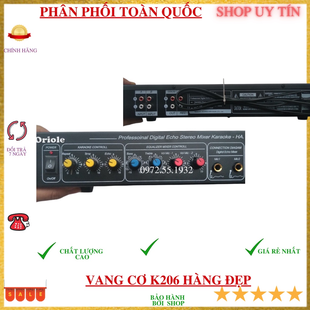 Vang hát karaoke rễ ràng sử dụng nhé tạo vang hay