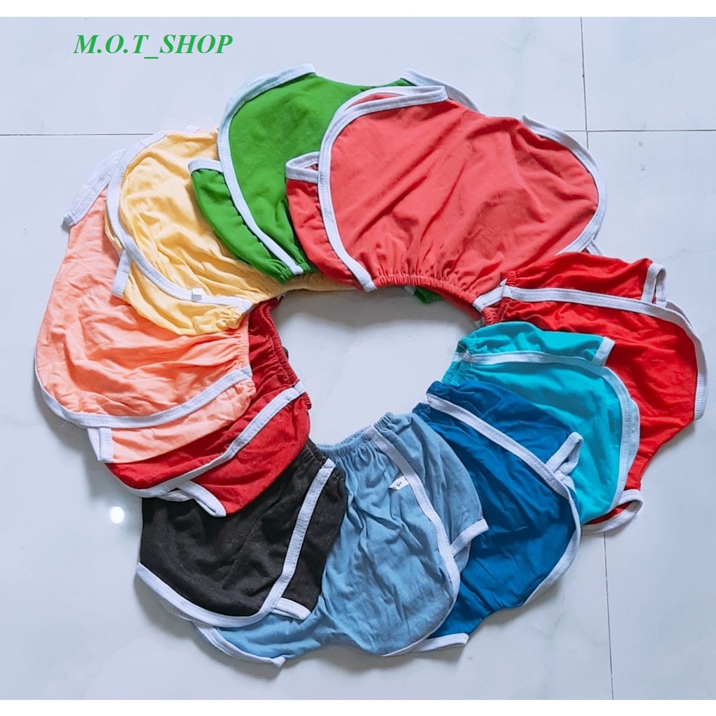Sét 10 quần đùi bí cho bé trai và bé gái từ 4-15kg